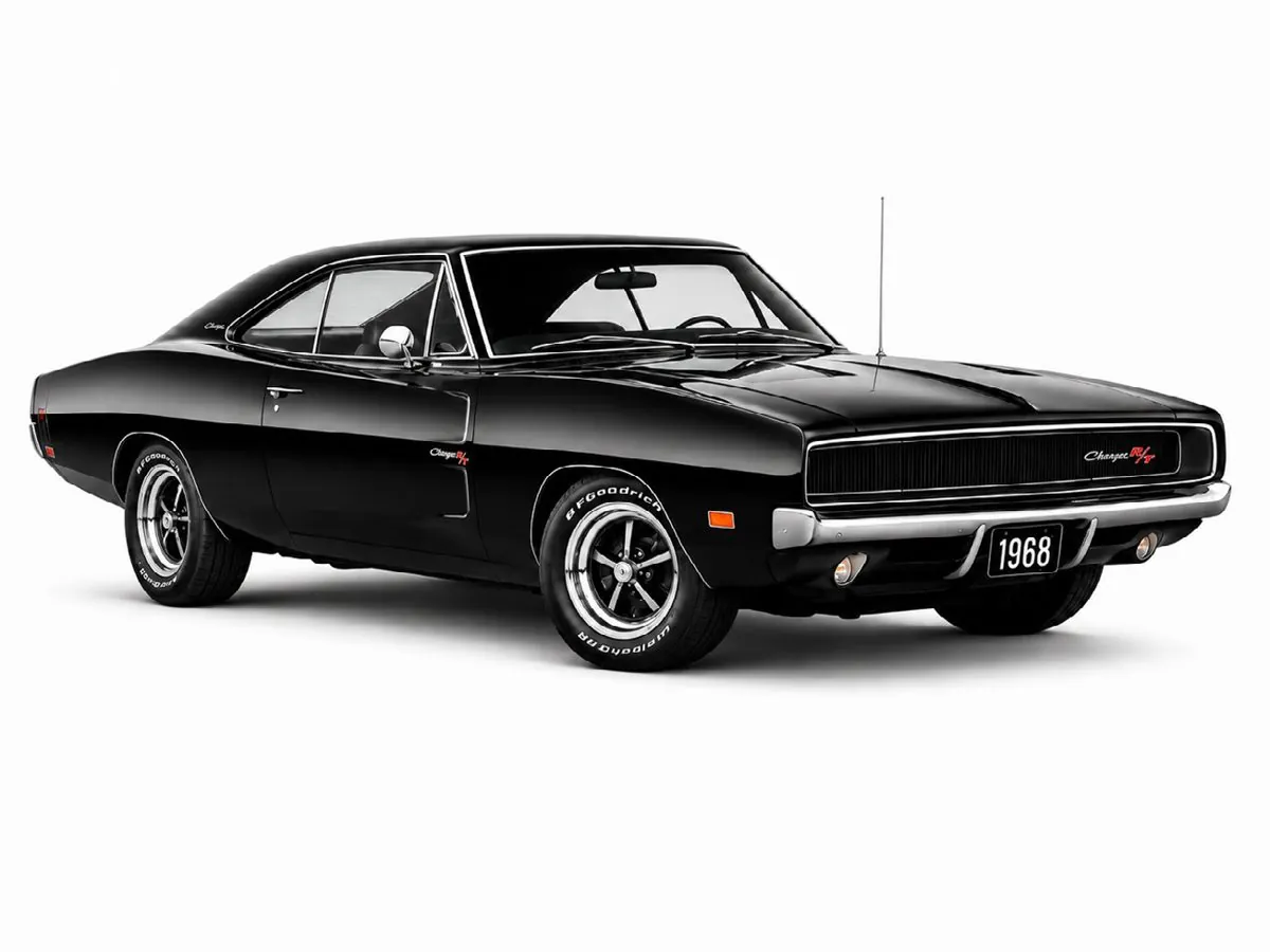 1968 Dodge Charger as a lobby feature piece